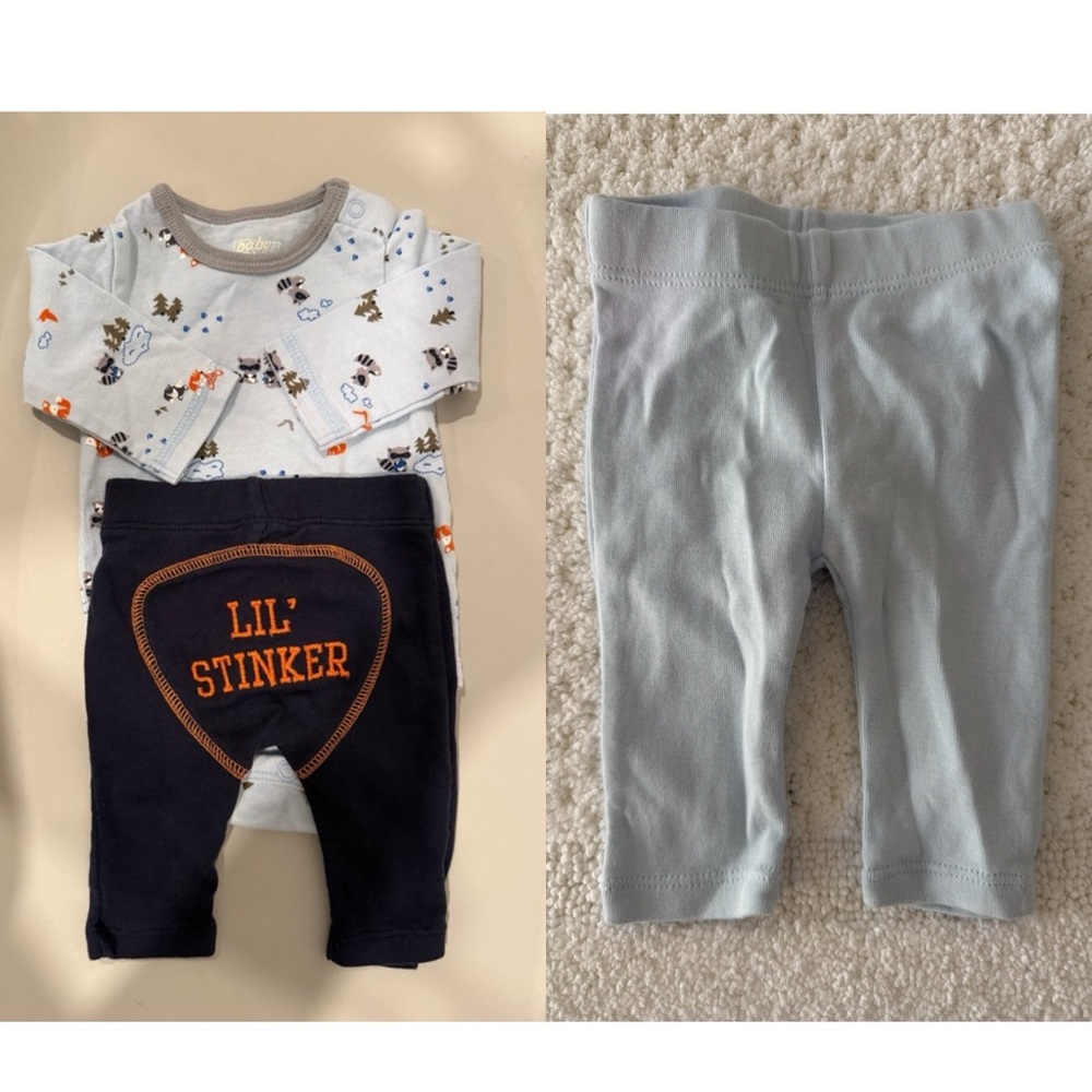 Newborn - little stinker, fox outfit